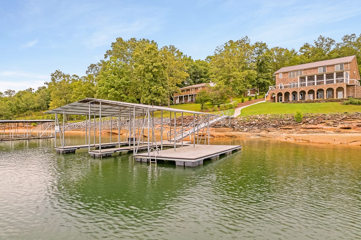 Arches - Artisan home on the main body of the lake, 2 covered boat slips – Smith Lake vacation rental photo